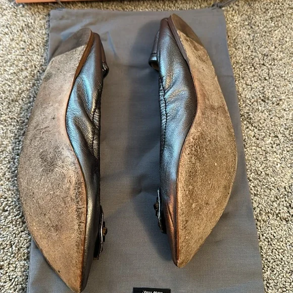 Leather flats - Picture 5 of 8